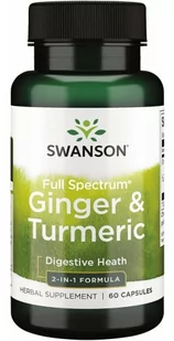 Full Spectrum Ginger & Turmeric (60 kaps.) - Suplementy naturalne - miniaturka - grafika 1