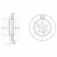 Tarcze hamulcowe - Tarcza hamulcowa DELPHI BG3397 - miniaturka - grafika 1