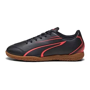 PUMA Dziecięce buty piłkarskie Vitoria It Jr unisex, Puma Czarna ognista orchidea, 38.5 EU - Piłka nożna - miniaturka - grafika 1