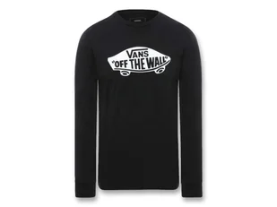 BLUZA Long sleeve czarno biała VANS VN00059JY281 L - Bluzy męskie - miniaturka - grafika 1