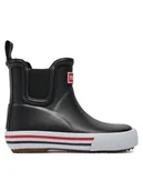 Buty dla dziewczynek - Reima Kalosze 5400039A Czarny - miniaturka - grafika 1