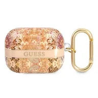 Akcesoria do słuchawek - Guess  GUAPHHFLD AirPods Pro cover złoty/gold Paisley Strap Collection - miniaturka - grafika 1