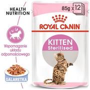 Mokra karma dla kotów - Royal Canin Kitten Sterilised w galaretce 85g ## CHARYTATYWNY SKLEP ## 100% ZYSKU SKLEPU NA POMOC PSIAKOM :) - miniaturka - grafika 1
