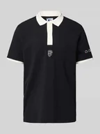 Koszulki męskie - Koszulka polo z wyhaftowanym logo - miniaturka - grafika 1