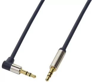 Logilink Kabel Kabel audio stereo CA11100 3,5 mm, M/M, 1m, kąt 90 - CA1 - Kable - miniaturka - grafika 1