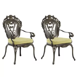 Beliani Zestaw 2 krzeseł ogrodowych brązowy SAPRI - Fotele i krzesła ogrodowe - miniaturka - grafika 1
