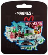 Magnesy - PAN DRAGON Magnes I love Poland Wrocław ILP-MAG-A-WR-27 - miniaturka - grafika 1