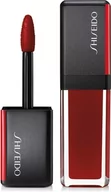Szminki - Shiseido, LacquerInk LipShine, pomadka w płynie 307 Scarlet Glare, 6 ml - miniaturka - grafika 1
