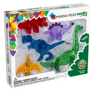 Klocki - klocki magnetyczne Dino 5 dinozaurów Magna Tiles - miniaturka - grafika 1