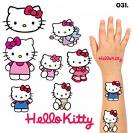 Zabawki kreatywne - TATUAŻE ZMYWALNE DLA DZIECI TYMCZASOWE HELLO KITTY - 8 EL. / 150 WZORÓW - miniaturka - grafika 1