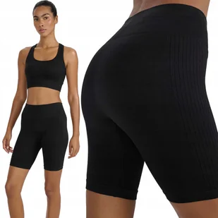 Legginsy Krótkie 4F Kolarki Damskie Leginsy Wysoki Stan Kryjące F710-XS/S - Legginsy - miniaturka - grafika 1