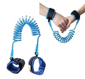 Zabezpieczenia dla dzieci - SZELKA OPASKA zabezpieczająca ucieczce dziecka 1,5M niebieska BQ44B - miniaturka - grafika 1