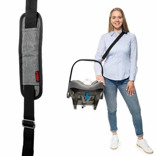 Reer, Pas wspomagający do noszenia fotelika, 0-13 kg - Akcesoria do fotelików - miniaturka - grafika 1
