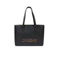 Torebki damskie - Love Moschino JC4190PP1MKD0000, zakupy damskie, czarny, wyjątkowy, Czarny, Taglia unica - miniaturka - grafika 1