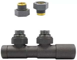 Zawór regulacyjny 50mm TWINS grafit strukturalny prawy GZ1/2 - Zawory i kraniki - miniaturka - grafika 1