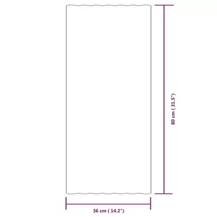 Lumarko Panele dachowe, 36 szt., malowana proszkowo stal, 80x36 cm 319140 VIDAXL - Pokrycia dachowe - miniaturka - grafika 8