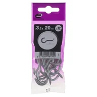 Haki, szakle i karabinki - Standers Hak wkręcany otwarty 3.5 x 20 mm stal ocynkowana 12 szt. - miniaturka - grafika 1