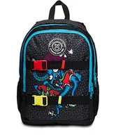 Plecaki - Plecak SEVEN - BASTARDI DENTRO - Podwójna komora, Czarny, Taglia unica, Casual - miniaturka - grafika 1