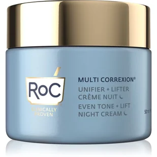 RoC Multi Correxion Even Tone + Lift rozjaśniający krem na noc do ujednolicenia kolorytu skóry 50 ml - Kremy do twarzy - miniaturka - grafika 1