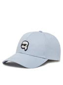 Czapki damskie - KARL LAGERFELD Czapka z daszkiem A2W33059 Niebieski - miniaturka - grafika 1