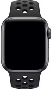 Pasek Apple Watch MX8C2FE/A 38/40/41mm Nike Sport Brand antracytowo-czarny/anthracite-black - Akcesoria do smartwatchy - miniaturka - grafika 1