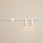 Lampy ścienne - Trevo Prawy kinkiet 2-punktowy biały 1104D_2 - miniaturka - grafika 1