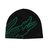 Czapki męskie - Lacoste Wełniana czapka - miniaturka - grafika 1