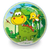 Piłki dla dzieci - Piłka kolorowa 23cm Dinozaur BRIMAREX 26048 BRX - miniaturka - grafika 1