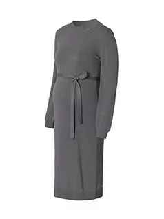 Sukienki ciążowe - ESPRIT Maternity Sukienka damska z długim rękawem, Medium Grey - 035, 44 - grafika 1