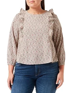 TILDEN Bluzka damska 37330961, wełna biała czerwona wielokolorowa, XL, Wełna biała, czerwona, wielokolorowa, XL - Bluzki damskie - miniaturka - grafika 1