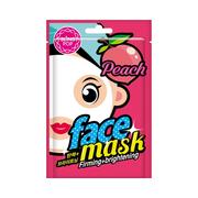 Maseczki do twarzy - Bling Pop Bling Pop Firming & Brightening ujędrniająco-rozświetlająca maska w płachcie Peach 20ml - miniaturka - grafika 1