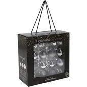 Bombki - Bombka szklana 26,5 cm 34 sztuki srebrny - miniaturka - grafika 1