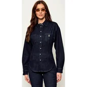Koszule damskie - Patrizia Pepe Jeansowa koszula Slim Fit - miniaturka - grafika 1