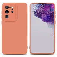 Etui i futerały do telefonów - Pokrowiec Cadorabo do Samsung Galaxy S20 ULTRA w kolorze pomarańczowym silikonowe etui TPU na telefon komórkowy - miniaturka - grafika 1