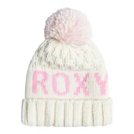 Czapki dla dzieci - Dziecięca Czapka zimowa ROXY TONIC GIRL BEANIE ERGHA03287-WBS0 – Biały - miniaturka - grafika 1