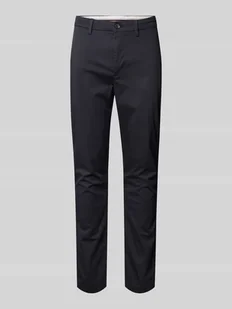 Chinosy o kroju slim fit z mieszanki bawełny - Spodnie męskie - miniaturka - grafika 1