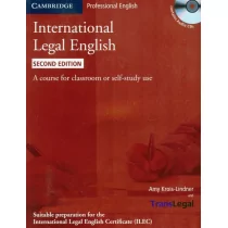 Cambridge University Press International Legal English 2ed SB with Audio CDs (3) - Amy Krois-Lindner