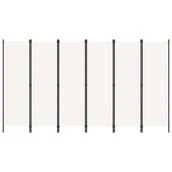 Parawany - Parawan 6-panelowy, biały, 300 x 180 cm - miniaturka - grafika 1