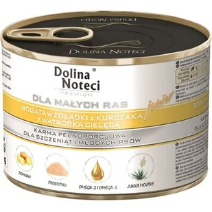 Dolina Noteci Premium Junior Małe Rasy Żołądki Kurczaka I Wątróbka Cielęca 185G - Mokra karma dla psów - miniaturka - grafika 1