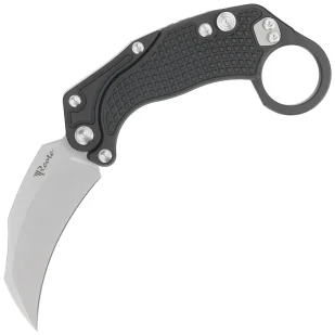 Nóż grawitacyjny Reate EXO-K Gravity Karambit Black Aluminium, Stonewashed N690 - Noże - miniaturka - grafika 1