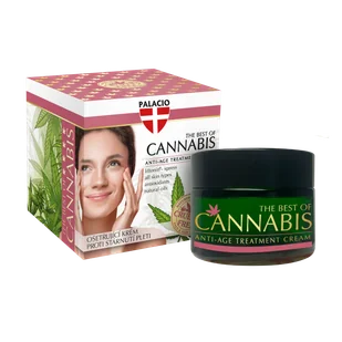 PALACIO Krem przeciwstarzeniowy z konopi 50ml - Kremy do twarzy - miniaturka - grafika 1