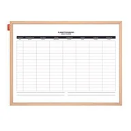 Tablice i flipcharty - Tablica planer MEMOBE tygodniowy 60 x 40 cm - miniaturka - grafika 1