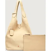 Torebki damskie - POLO RALPH LAUREN Shopperka + saszetka Play zamsz - miniaturka - grafika 1