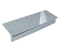 Inne materiały budowlane - Zestaw Stopnica - Stopień + Podstopień Granitowy G603 150x33x2 / 150x15x2 Polerowany - miniaturka - grafika 1