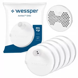 5x Dysk Wessper Actitex Disc do butelka tritanowa na wodę Wessper i innych - Wkłady filtrujące - miniaturka - grafika 1