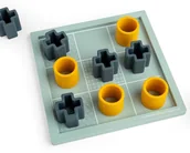Gry planszowe - Gra Kółko i Krzyżyk drewniano-silikonowa 36004 Bigjigs Toys - miniaturka - grafika 1