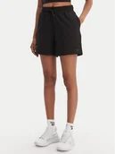 Spodenki damskie - Reebok Szorty sportowe Jacqueline RK25500CCW Czarny Regular Fit - miniaturka - grafika 1