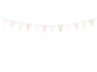 Dekoracje sali - Party Deco Baner flagi pastelowy - 210 cm - 1 szt. FLG16 - miniaturka - grafika 1