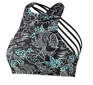 Stroje kąpielowe - Beco bikini B Cup bikini damska koszulka na szyję, z krzyżowymi ramiączkami spaghetti, wyjmowane podkładki, 38 - miniaturka - grafika 1