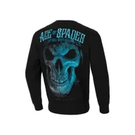 Bluzy sportowe męskie - Pit Bull Bluza Bez Kaptura Blue Skull Black - miniaturka - grafika 1